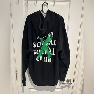 Anti Social Social Club Cancelled Remix Black Hoodie